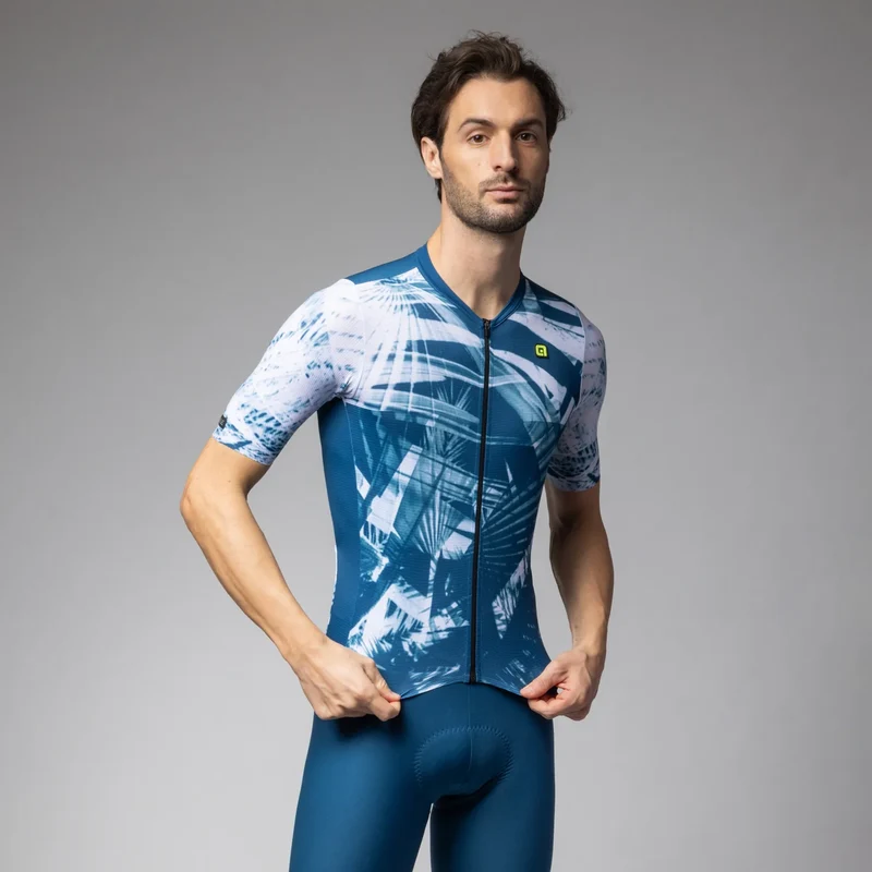 Maglia Ale PR-E Palm - Blu
