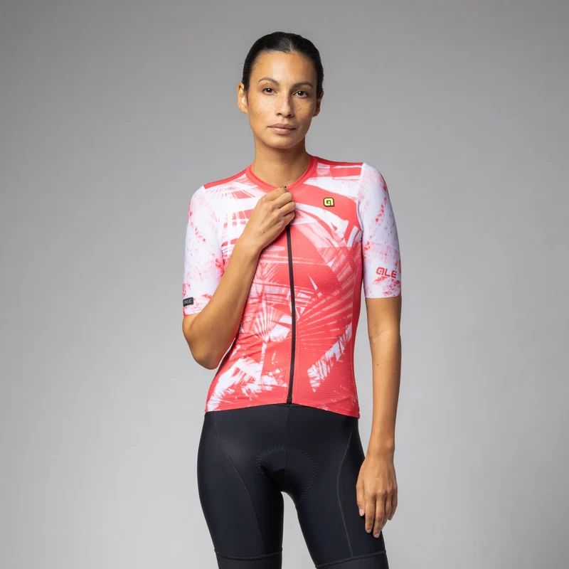 Maglia donna Ale PR-E Palm - Rosso