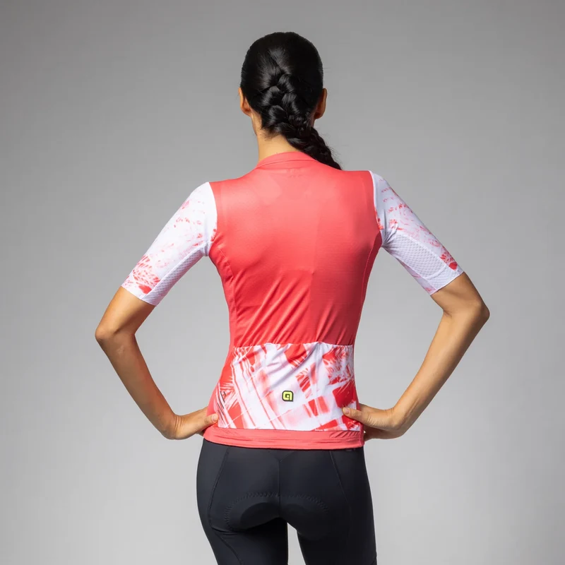 Maglia donna Ale PR-E Palm - Rosso