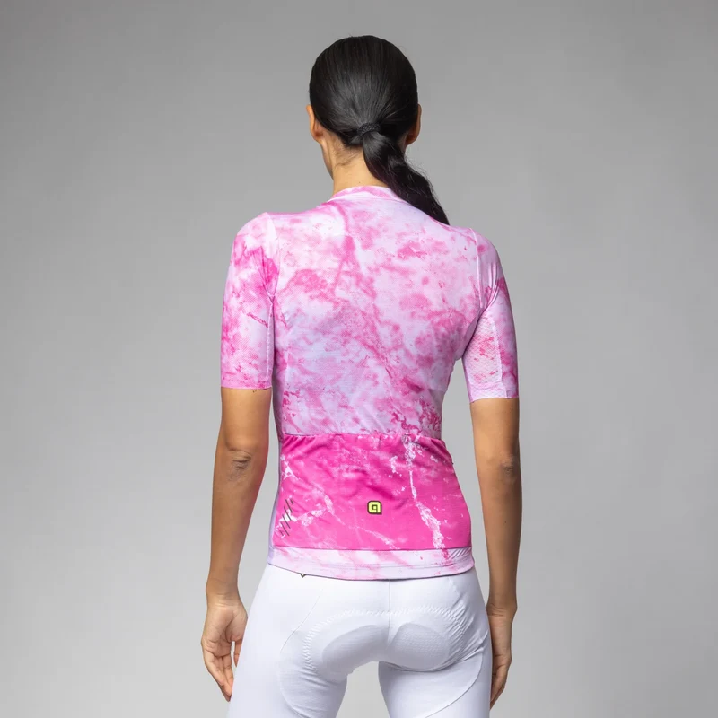 Maglia donna Ale PR-E Marble - Fucsia