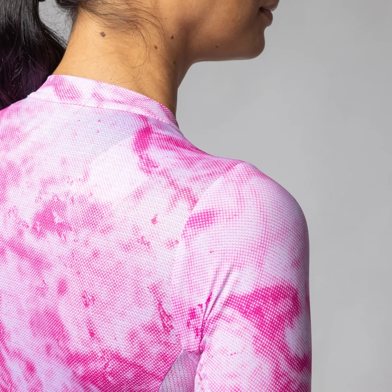 Maglia donna Ale PR-E Marble - Fucsia