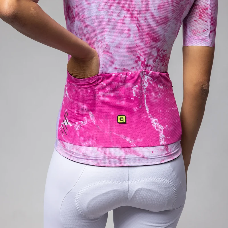 Maglia donna Ale PR-E Marble - Fucsia