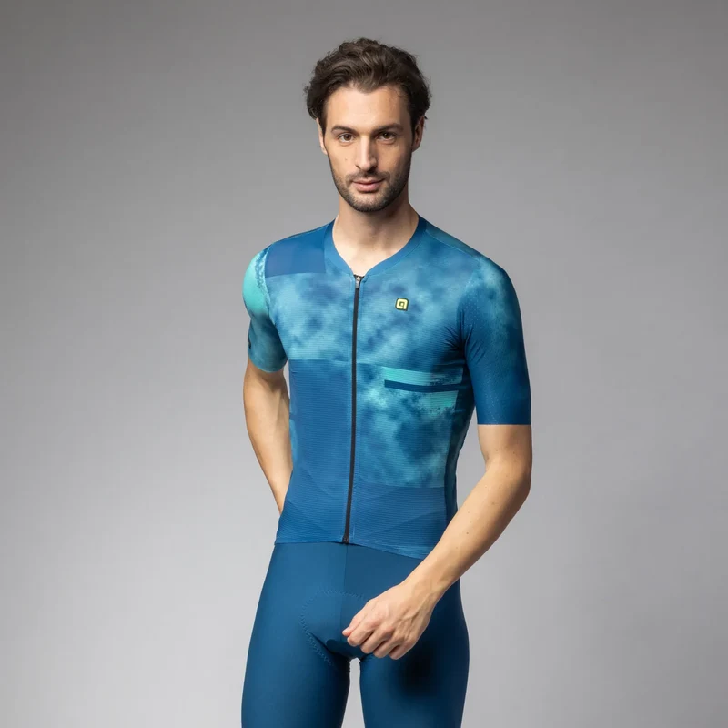 Maglia Ale PR-E Atmosfera - Blu verde
