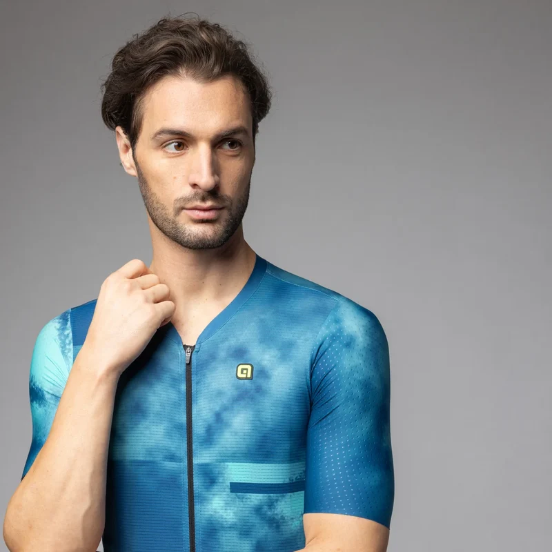 Maglia Ale PR-E Atmosfera - Blu verde