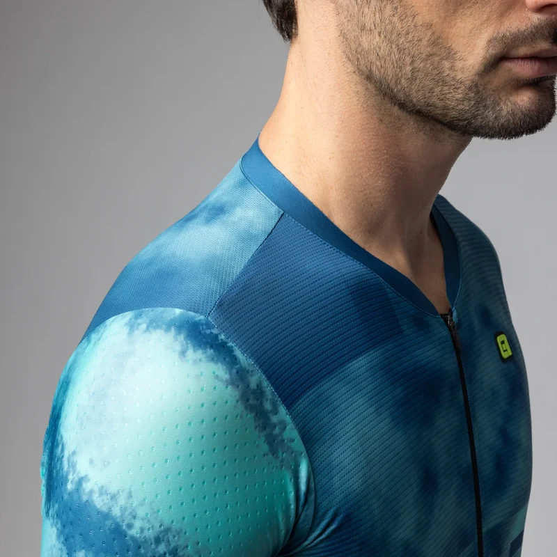 Maglia Ale PR-E Atmosfera - Blu verde