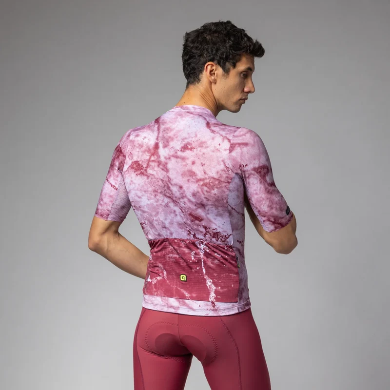 Maglia Ale PR-E Marble - Rosso