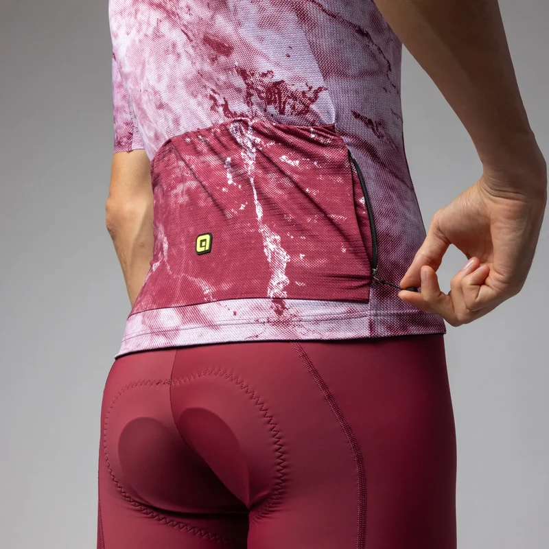 Maglia Ale PR-E Marble - Rosso