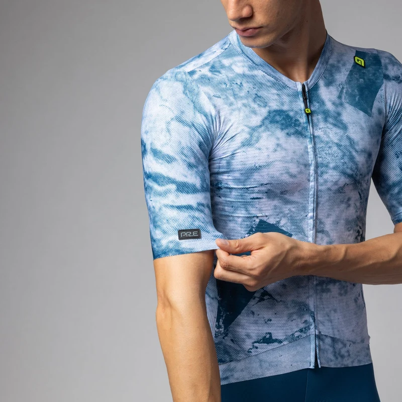 Maglia Ale PR-E Marble - Blu