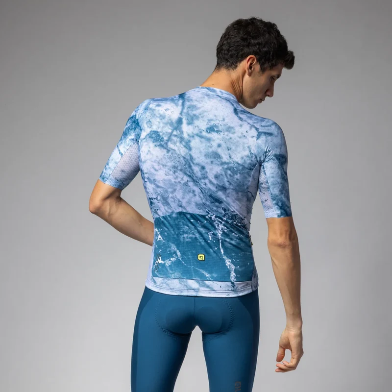Maglia Ale PR-E Marble - Blu