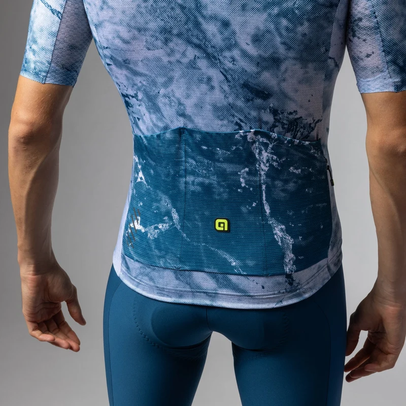 Maglia Ale PR-E Marble - Blu