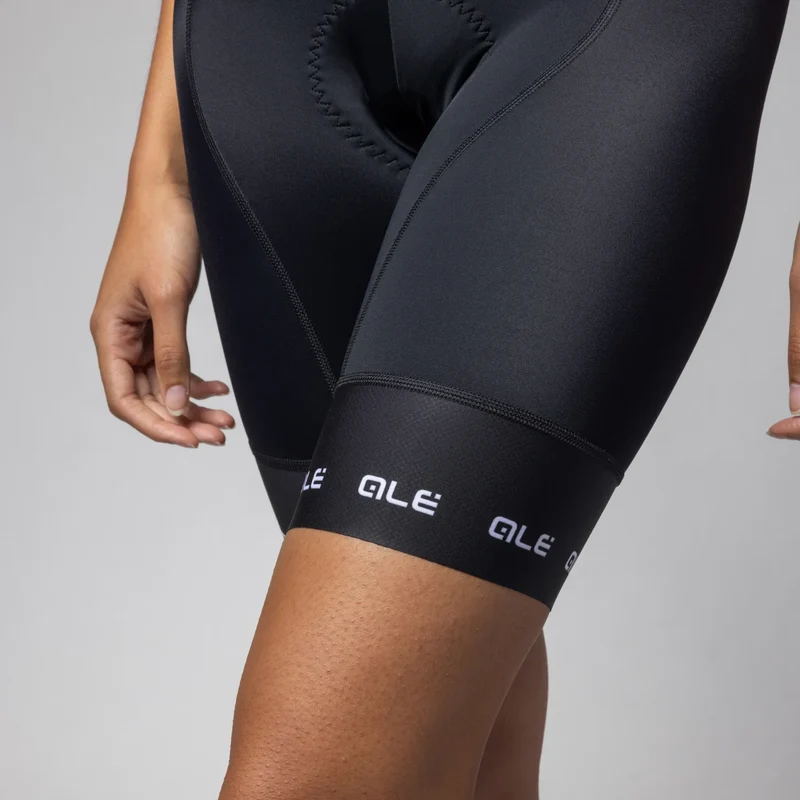 Pantaloncini donna Ale PR-E Strada 2.0 2025 - Nero bianco