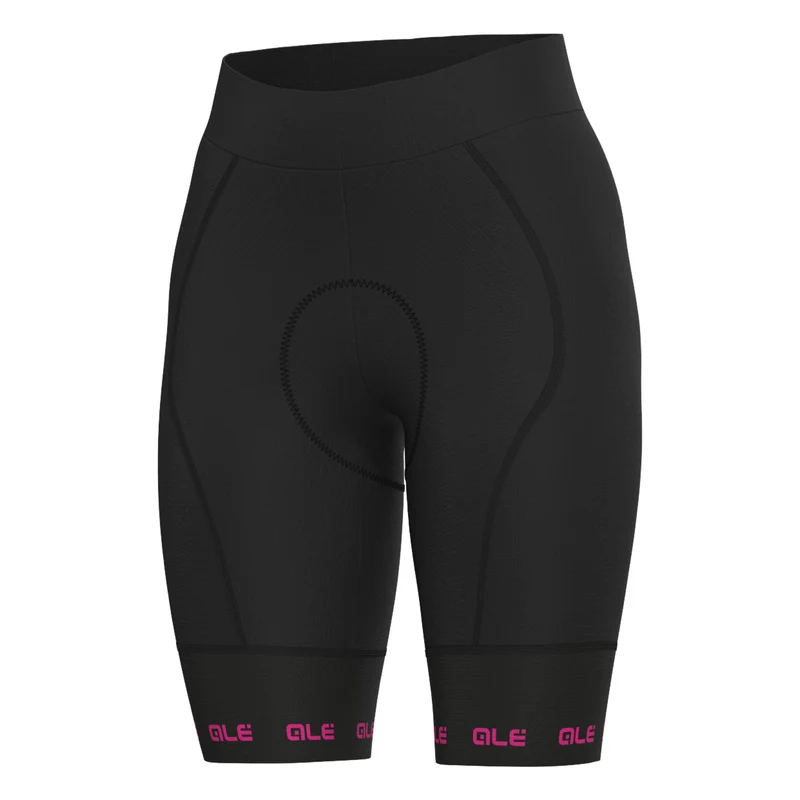 Pantaloncini donna Ale PR-E Strada 2.0 2025 - Nero fucsia