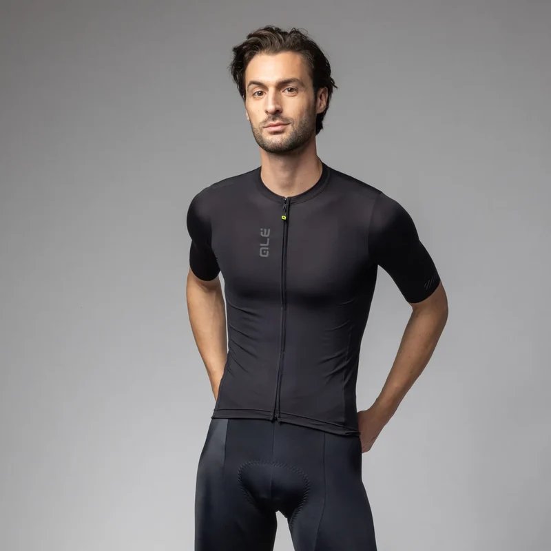 Maglia Ale Pragma Color Block - Nero
