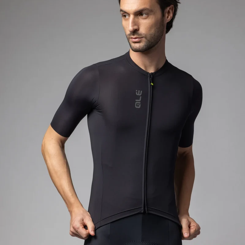 Maglia Ale Pragma Color Block - Nero