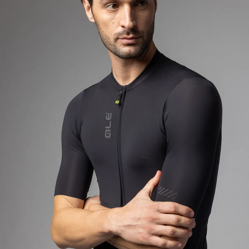 Maglia Ale Pragma Color Block - Nero