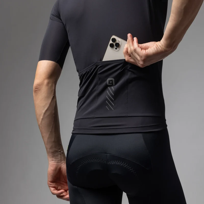 Maglia Ale Pragma Color Block - Nero