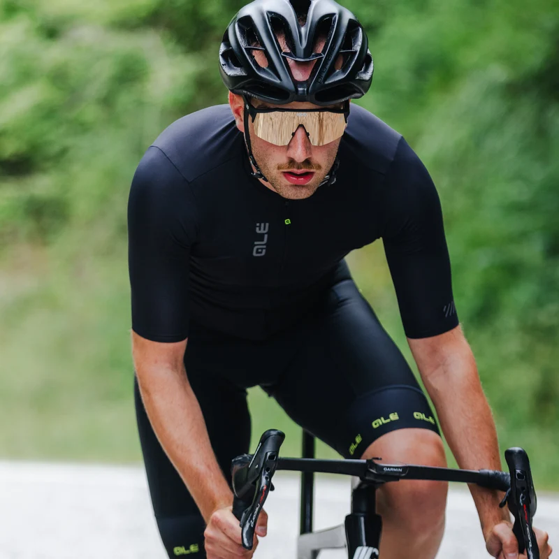 Maglia Ale Pragma Color Block - Nero