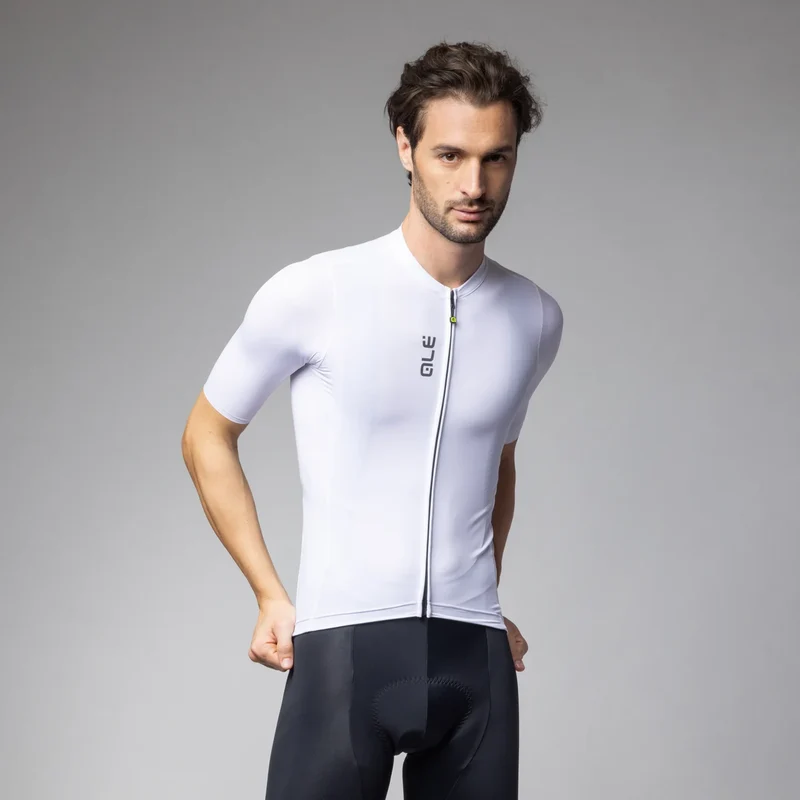 Maglia Ale Pragma Color Block - Bianco