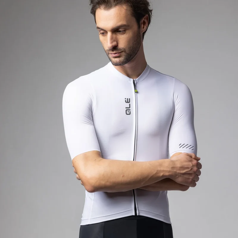 Maglia Ale Pragma Color Block - Bianco