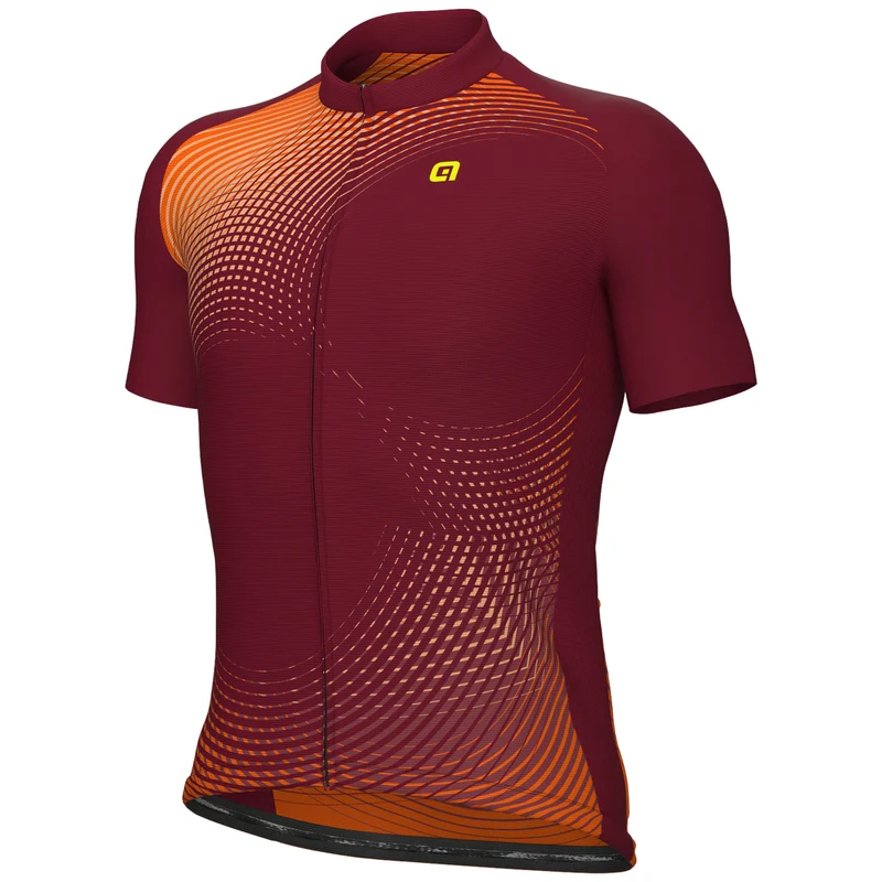 Maglia Ale Pragma Optical - Bordeaux