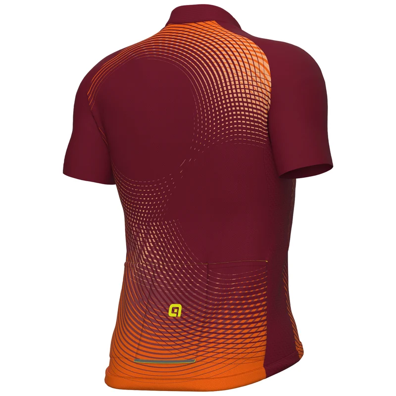 Maglia Ale Pragma Optical - Bordeaux