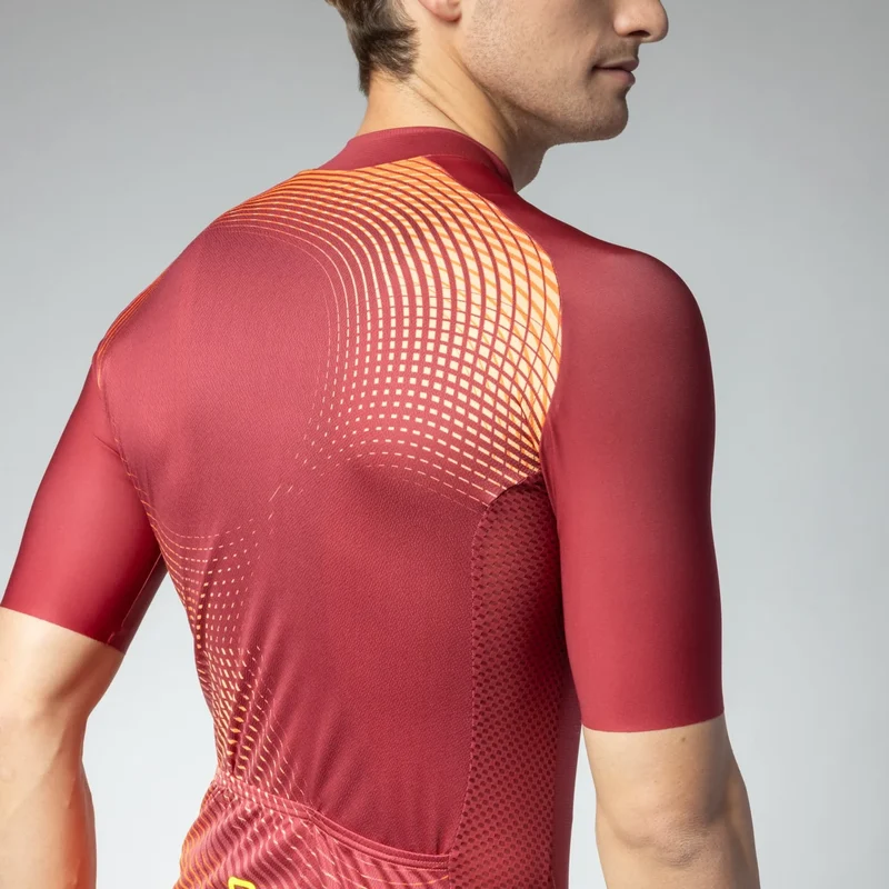 Maglia Ale Pragma Optical - Bordeaux