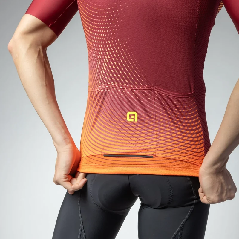 Maglia Ale Pragma Optical - Bordeaux