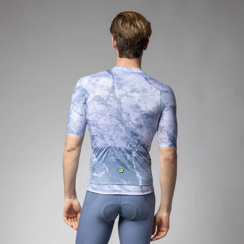 Maglia Ale PR-E Marble - Azzurro
