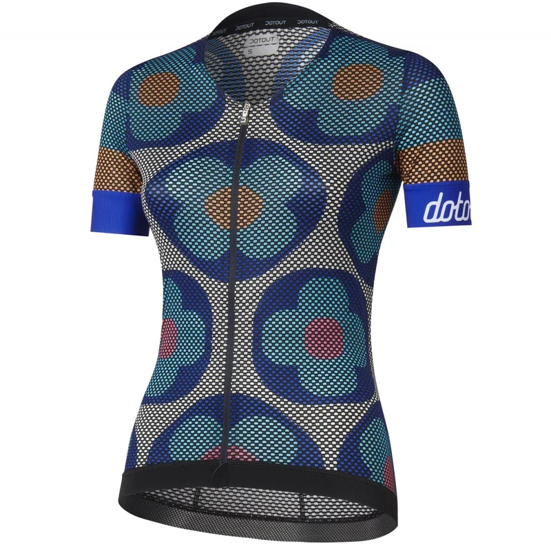Maglia donna Dotout Flower - Blu