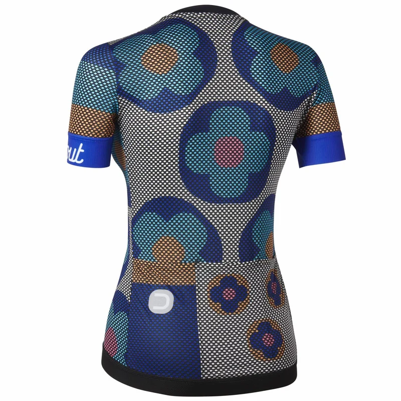 Maglia donna Dotout Flower - Blu
