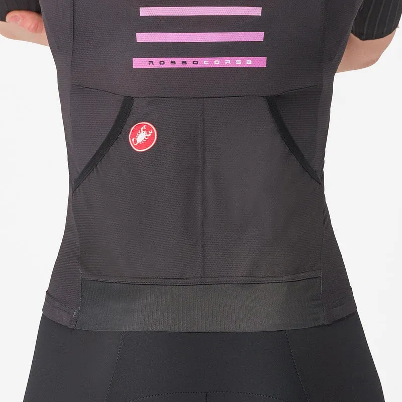 Maglia donna Castelli Free Speed 3 Race - Nero