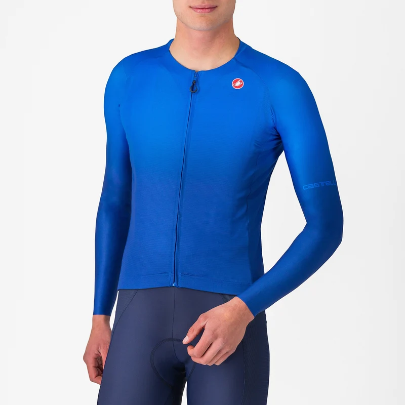 Maglia maniche lunghe Castelli UPF - Azzurro