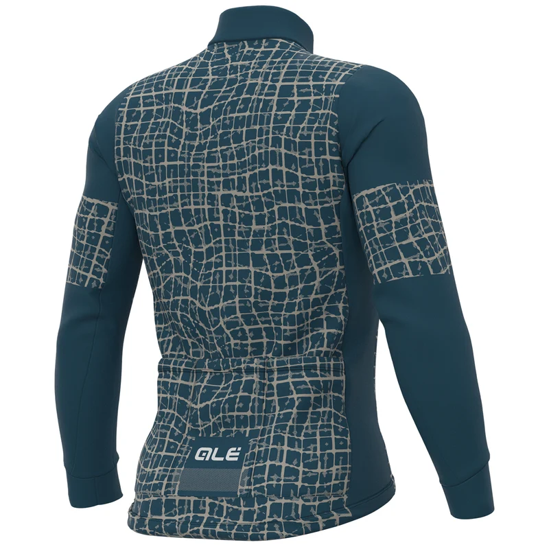 Maglia maniche lunghe Ale Solid Wall - Petrolio