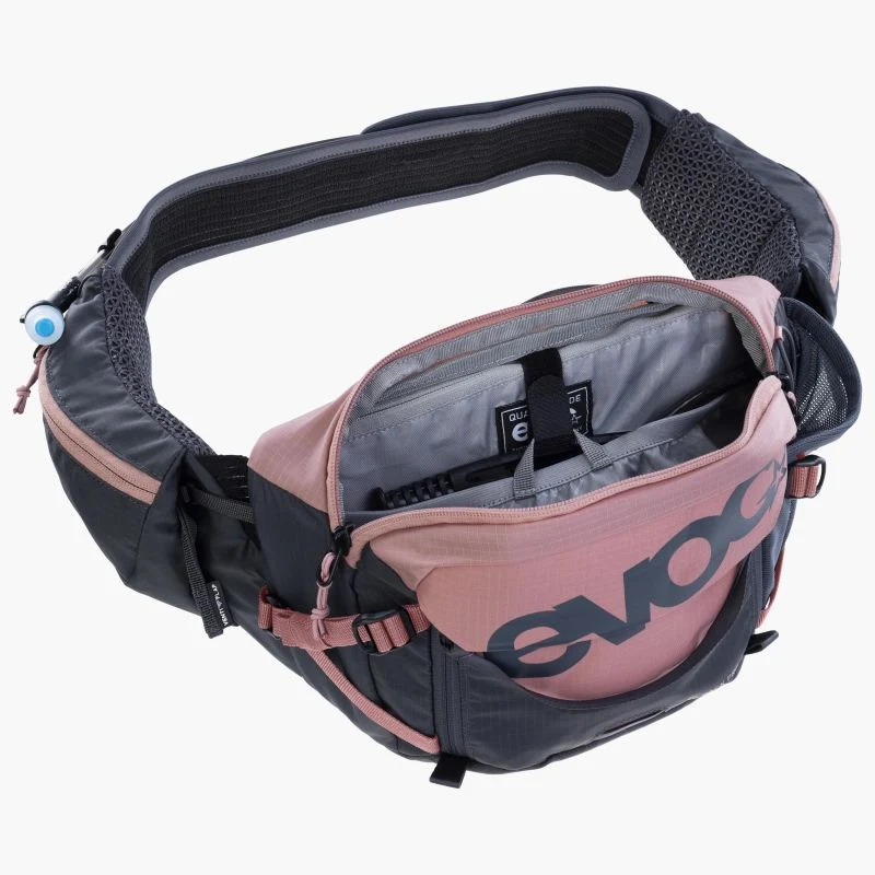 Marsupio Evoc Hip Pack Pro 3 + Hydration Bladder 1.5 - Grigio rosa
