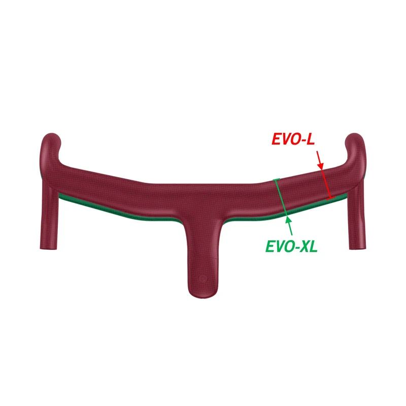 Manubrio integrato Vision Metron 5D ACR EVO 360 mm L - Nero