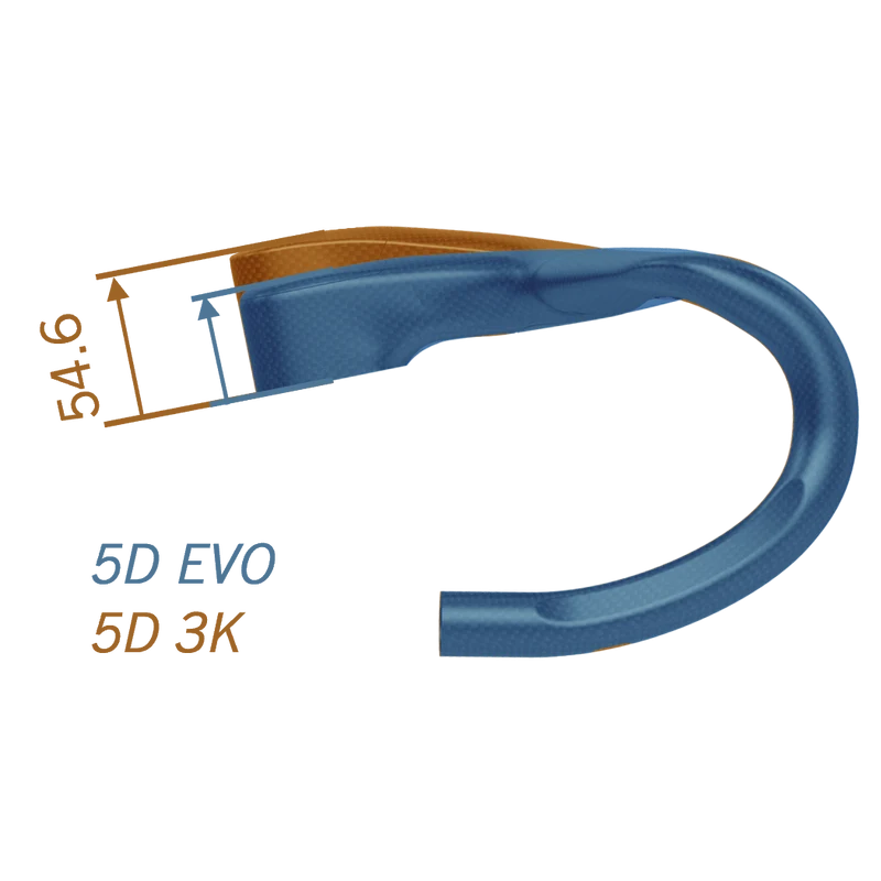 Manubrio integrato Vision Metron 5D ACR EVO 360 mm L - Nero