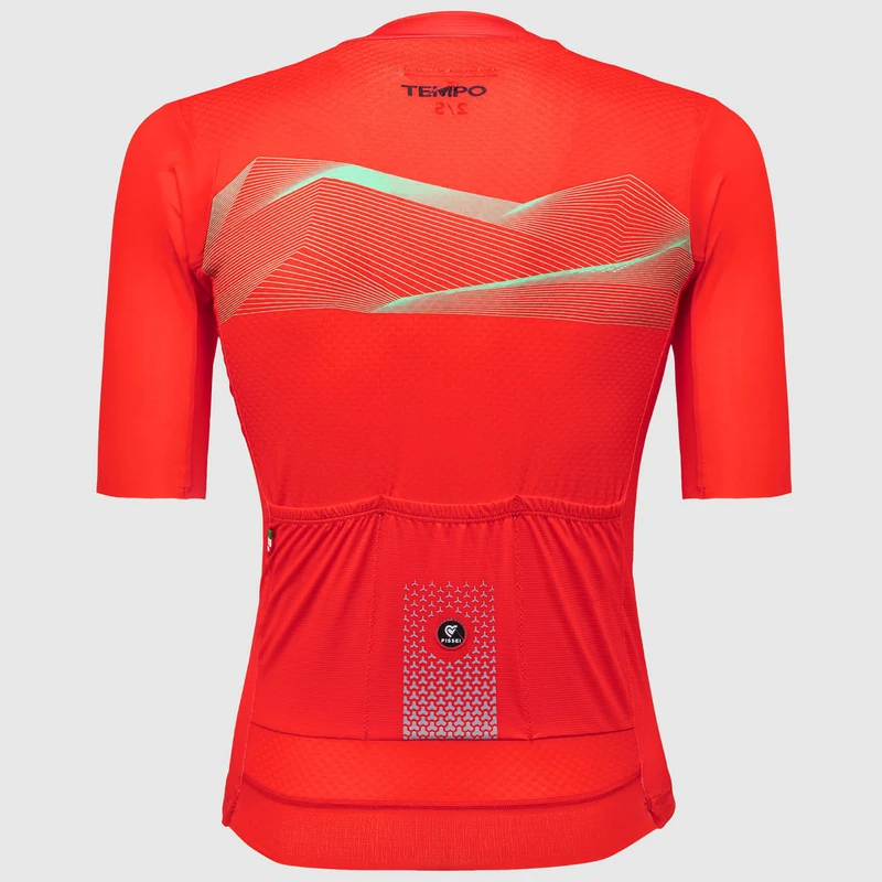 Maglia Pissei Tempo - Rosso verde