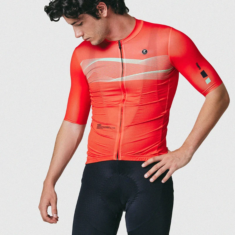 Maglia Pissei Tempo - Rosso verde
