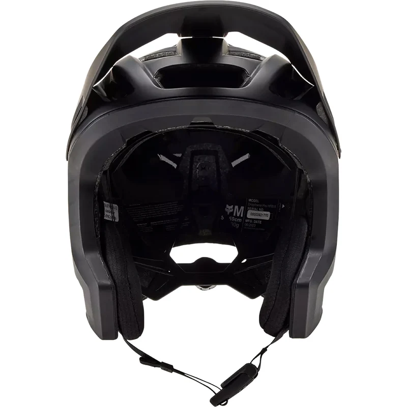 Casco Fox Dropframe Pro Solid - Nero