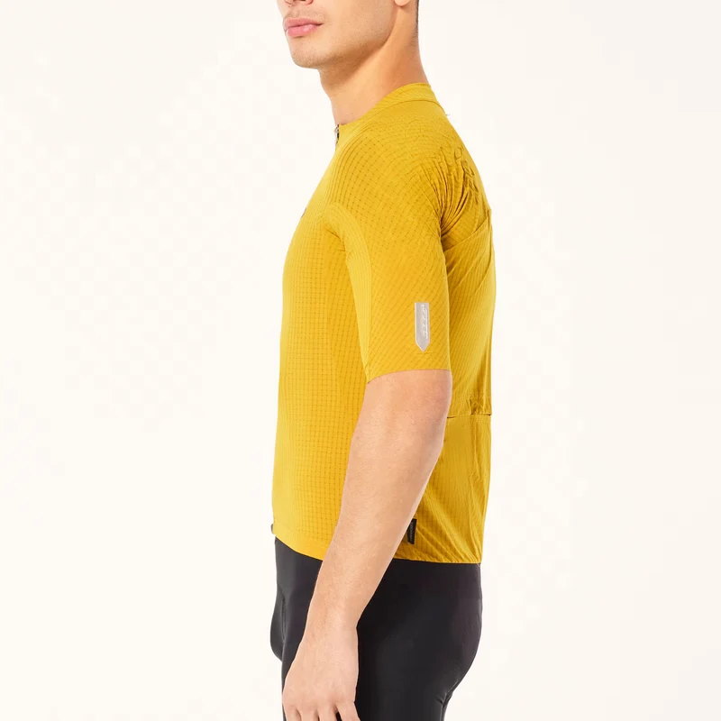 Maglia Oakley X Q36.5 Gridskin Pinstripe - Giallo