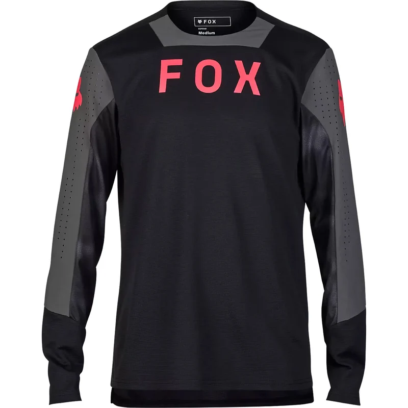 Maglia maniche lunghe Fox Defend Taunt - Nero