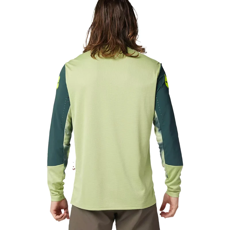 Maglia maniche lunghe Fox Defend Taunt - Verde