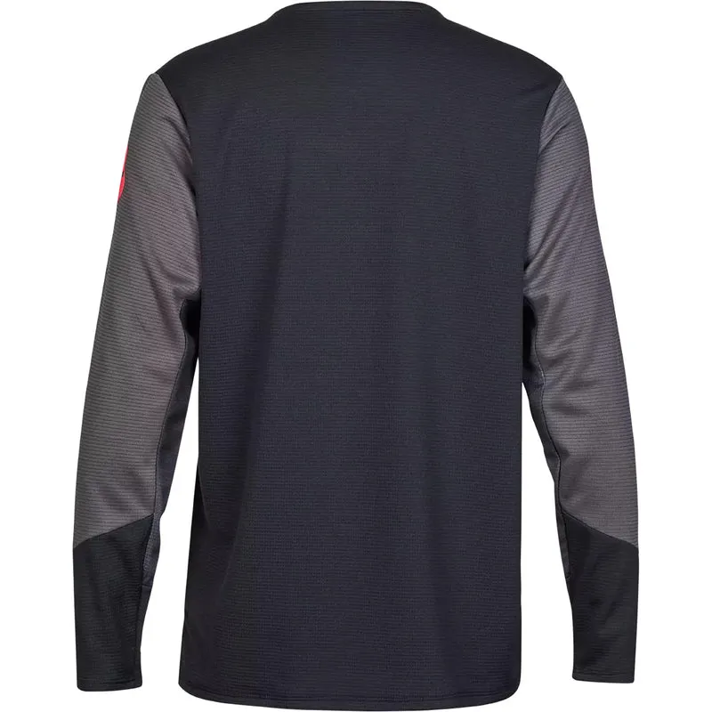 Maglia manica lunga bambino Fox Defend Taunt - Nero