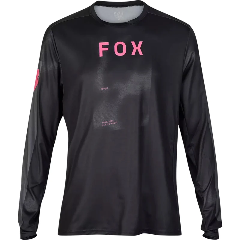 Maglia maniche lunghe Fox Ranger Taunt - Nero