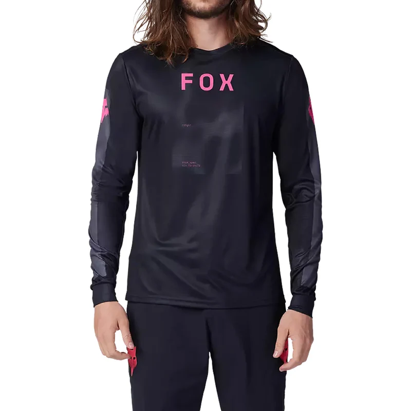 Maglia maniche lunghe Fox Ranger Taunt - Nero