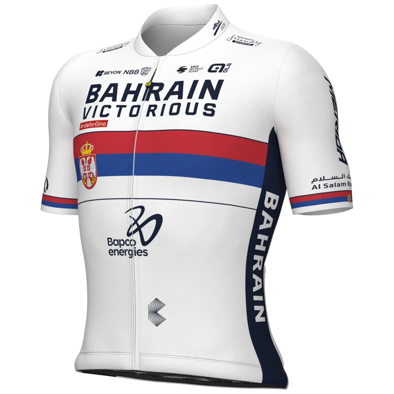 Maglia Ale Bahrain Victorious 2024 - Campione Serbo