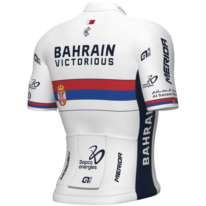 Maglia Ale Bahrain Victorious 2024 - Campione Serbo