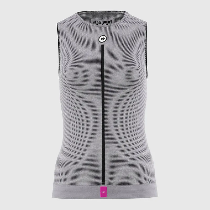Maglia intima donna senza maniche Assos Summer 1/3 Skin Layer P1 - Grigio