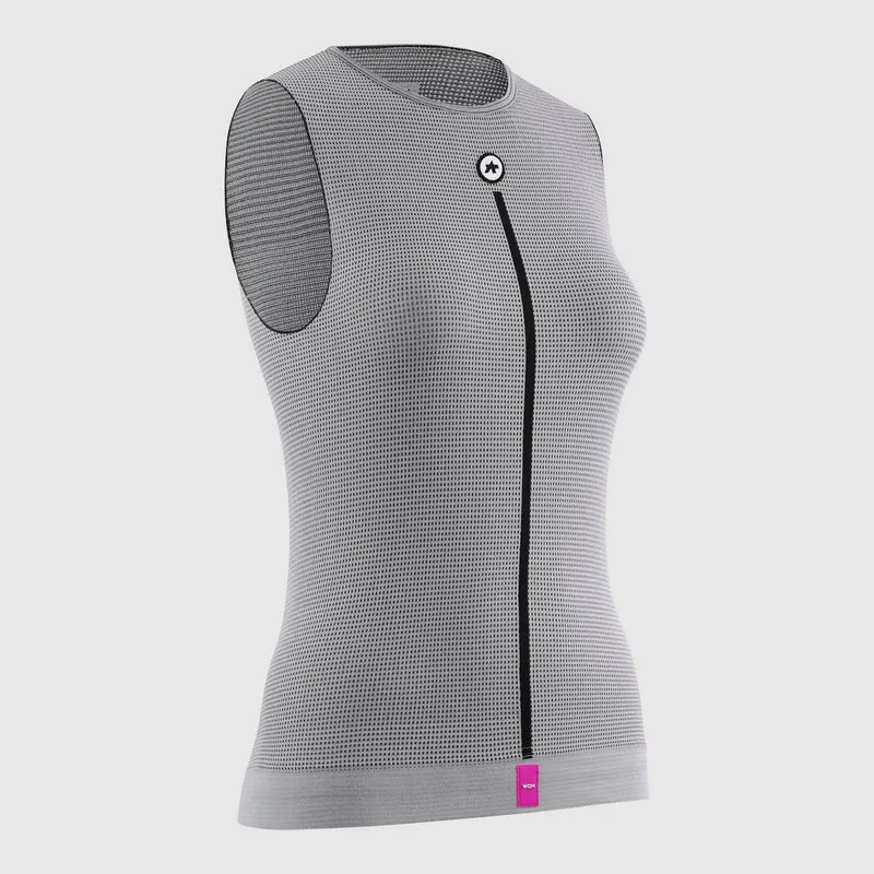 Maglia intima donna senza maniche Assos Summer 1/3 Skin Layer P1 - Grigio