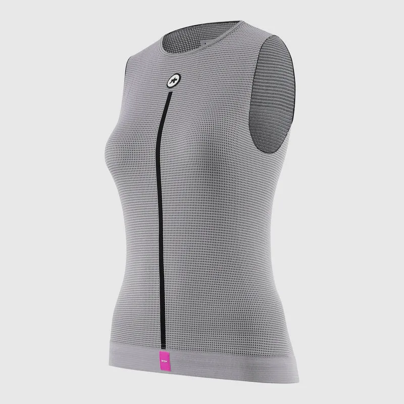 Maglia intima donna senza maniche Assos Summer 1/3 Skin Layer P1 - Grigio